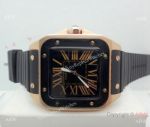 Replica Cartier Santos 100th Quartz Watch Rose Gold 51mm